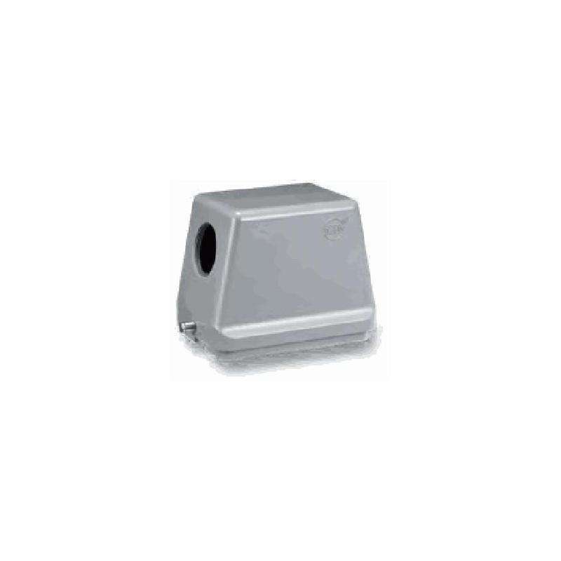 Capot 48B, Aluminium moulé sous pression, acier inoxydable, IP65, Sortie horizontale, M32